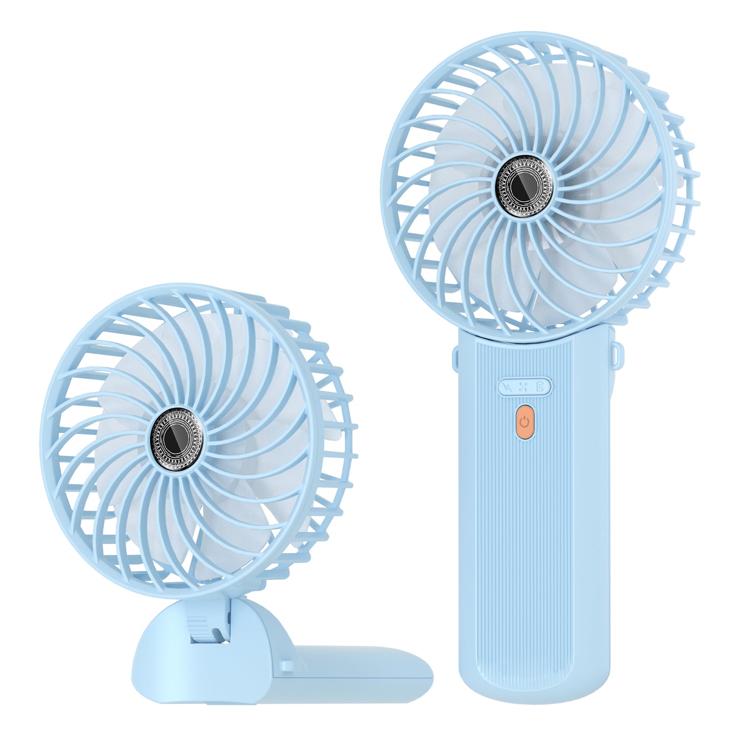 Lepwings Portable Fan USB Rchargeable, 4 Speeds, Foldable & 180 Rotation