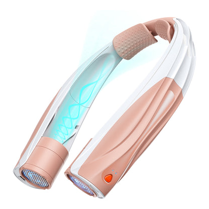 Lepwings Nackenventilator USB-C wiederaufladbar, 6 Geschwindigkeiten, 6000 mAh Akku, Für Büro, Sport und Reisen