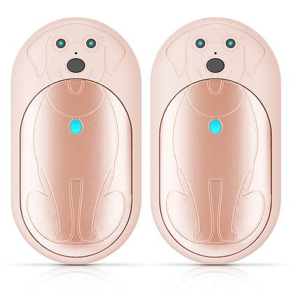 Lepwings Rechargeable Hand Warmers 2 Pack, 6000mAh Battery Long Lasting, 3 Levels Heating Electric Pocket Hand Warmer, Winter Gift for Men and Women, Ideal for Golf Hunting Outdoor Activities