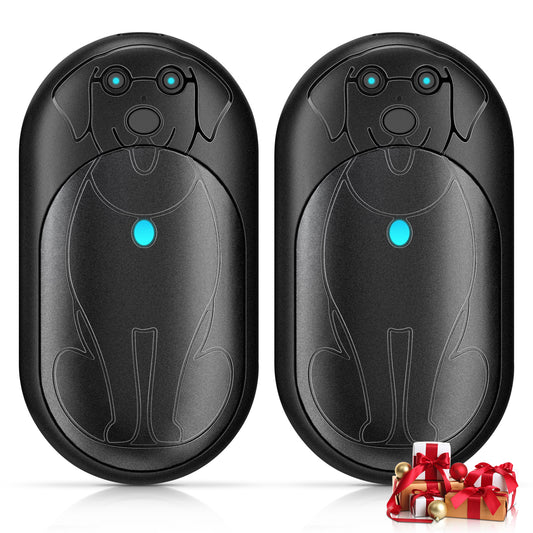 Lepwings Rechargeable Hand Warmers 2 Pack, 6000mAh Battery Long Lasting, 3 Levels Heating Electric Pocket Hand Warmer, Winter Gift for Men and Women, Ideal for Golf Hunting Outdoor Activities