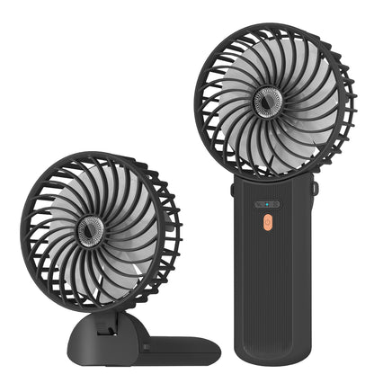 Lepwings Portable Fan USB Rchargeable, 4 Speeds, Foldable & 180 Rotation