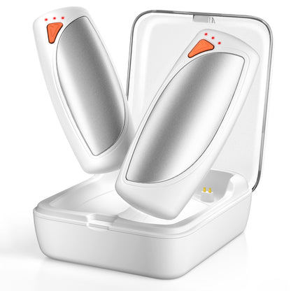 Hand Warmers Rechargeable with Charging Case, 14000mAh Dual-Sided Electric Portable Hand Warmers, Long-Lasting Heat for Cold Hands, Camping, Golf, and Gift for Women & Men