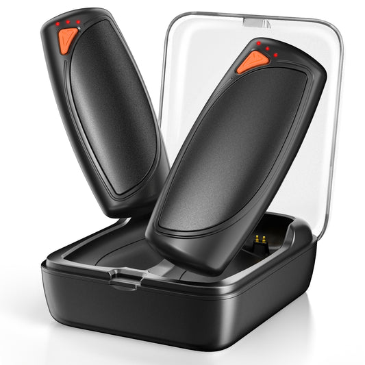 Hand Warmers Rechargeable with Charging Case, 14000mAh Dual-Sided Electric Portable Hand Warmers, Long-Lasting Heat for Cold Hands, Camping, Golf, and Gift for Women & Men