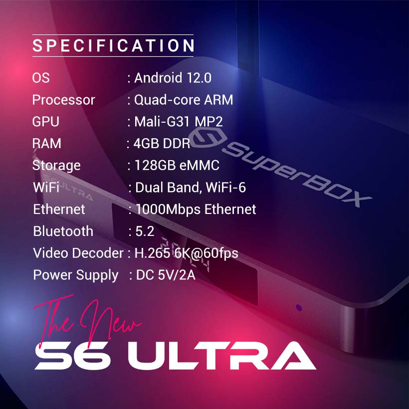 SuperBOX S6 Ultra
